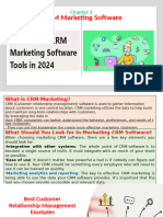 Examples of CRM softwares