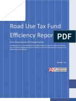 Road Use Tax Fund Efficiency Report FINAL