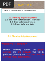 Chapter 2 1 Planning Irrigation Project Aau 2014