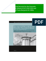 Full download Inscriptional Records for the Dramatic Festivals in Athens IG II2 2318 2325 and Related Texts Benjamin W. Millis pdf docx