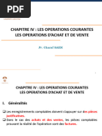 Chapitre 4 - Les Opérations Courantes de Lentreprise