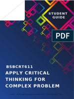 BSBCRT611 Student Guide