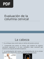 Evaluación de Columna Cervical 2024