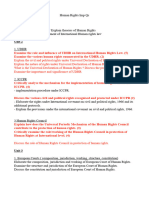 Human Rights Imp Qs