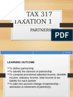 TAX 467 Topic 7 - Partnership