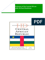 Instant ebooks textbook Historical Dictionary of the Central African Republic Richard Bradshaw download all chapters