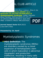 Myelodysplastic Syndromes Final-1