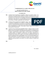 Resolución Administrativa No. Gadpc-P-Jrg