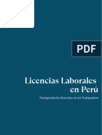 Licencias Con Goce y Sin Goce en El Perú