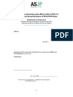 Investigation about the main effects of the COVID-19 pandemic on the performance of MOLDOVA firms