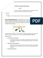 Bcai 302 Computer Networks Unit 2