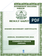 HSC Part 2 Commerce Private Result by Biek