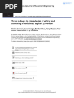 Three Indexes To Characterise Crushing and Screening of Reclaimed Asphalt Pavement