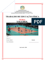 EDUCAÇÃO FISICA SOBRE VOLEIBOL