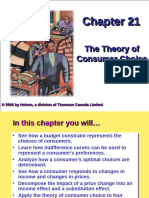 CH 21 The Theory of Consumer Choice