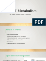 FAT Metabolism - QMPlus No Notes or Narration