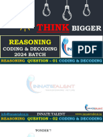 TCS - CODING & DECODING