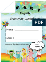 Year 1 English Grammar Worksheet (1)