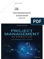 Test Bank for Project Management in Practice 7th Edition - Converted