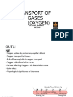 Transport of Oxygen