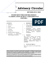 Advisory Circular: Revised July 2010 Instrument Procedures Design Clarification of Rnav and Baro/Vnav Criteria