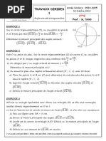 TD 1ère C - Angles Orientés 2024