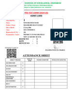 Xii Com Pretest Admit Card 2024-25-1