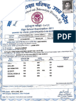 Highschool Marksheet