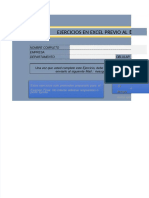Ejercicios en Excel Previo Al: Nombre Completo Empresa Departamento C Lular