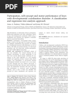 7.poulsen2011 - Participation, Self-Concept and Motor Performance of Boys With Developmental Coordination Disorder - A Classification and Regression Tree Analysis Approach