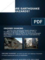 Earthquake Hazards