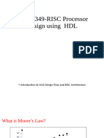 19ECE349-RISC Processor Design Using HDL