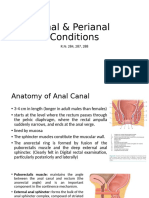 Anal and Perianal Conditons