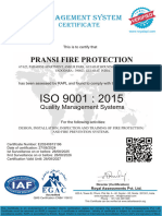 Pransi Fire Protection QMS