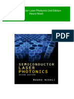 Instant Ebooks Textbook Semiconductor Laser Photonics 2nd Edition Mauro Nisoli Download All Chapters