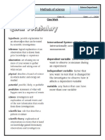 CW 1 Methods of Science