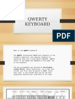 Qwerty Keyboard Presentation