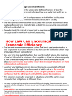 Law As A Tool To Encourage Economic Efficiency