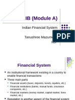 JAIIB (Module A) : Indian Financial System Tanushree Mazumdar, Iibf