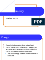 Module No. 9 - Thermochemistry