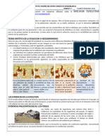 Biología Evolutiva Cuarto Periodo Octavo Grado