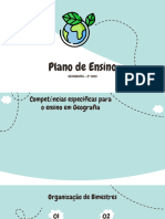 Plano de Ensino - Geografia - 6° Ano PDF