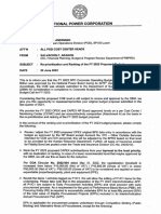 Memo - Re-prioritization and Ranking of the FY 2023 Proposed Budget - SPUG LUZON-POD