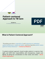 NTP MOP 6th ED Patient-Centered Approach To TB Care