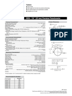 6534 - 7/8 " (22 MM) Precision Potentiometer: Features