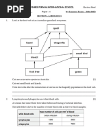 Grade 7 - Paper - 1 (Review Sheet) - 24