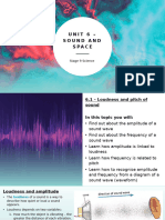 Year 9 Science - Unit 6 Sound and Space