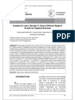 Analysis of Lucern Berseem and Oats at D