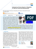 Highly Sensitive Potentiometric PH Sensor Based On PolyanilineModified Carbon Fiber Cloth For Food and Pharmaceutical Applications