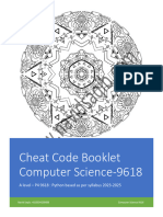 Cheat Code Booklet For Alevel P4-Python New